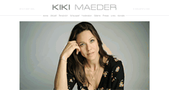 Desktop Screenshot of kikimaeder.com
