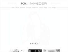 Tablet Screenshot of kikimaeder.com